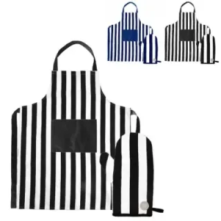 Sagaform Aron Apron & BBQ Glove Set - LT52222 (gadzety reklamowe)